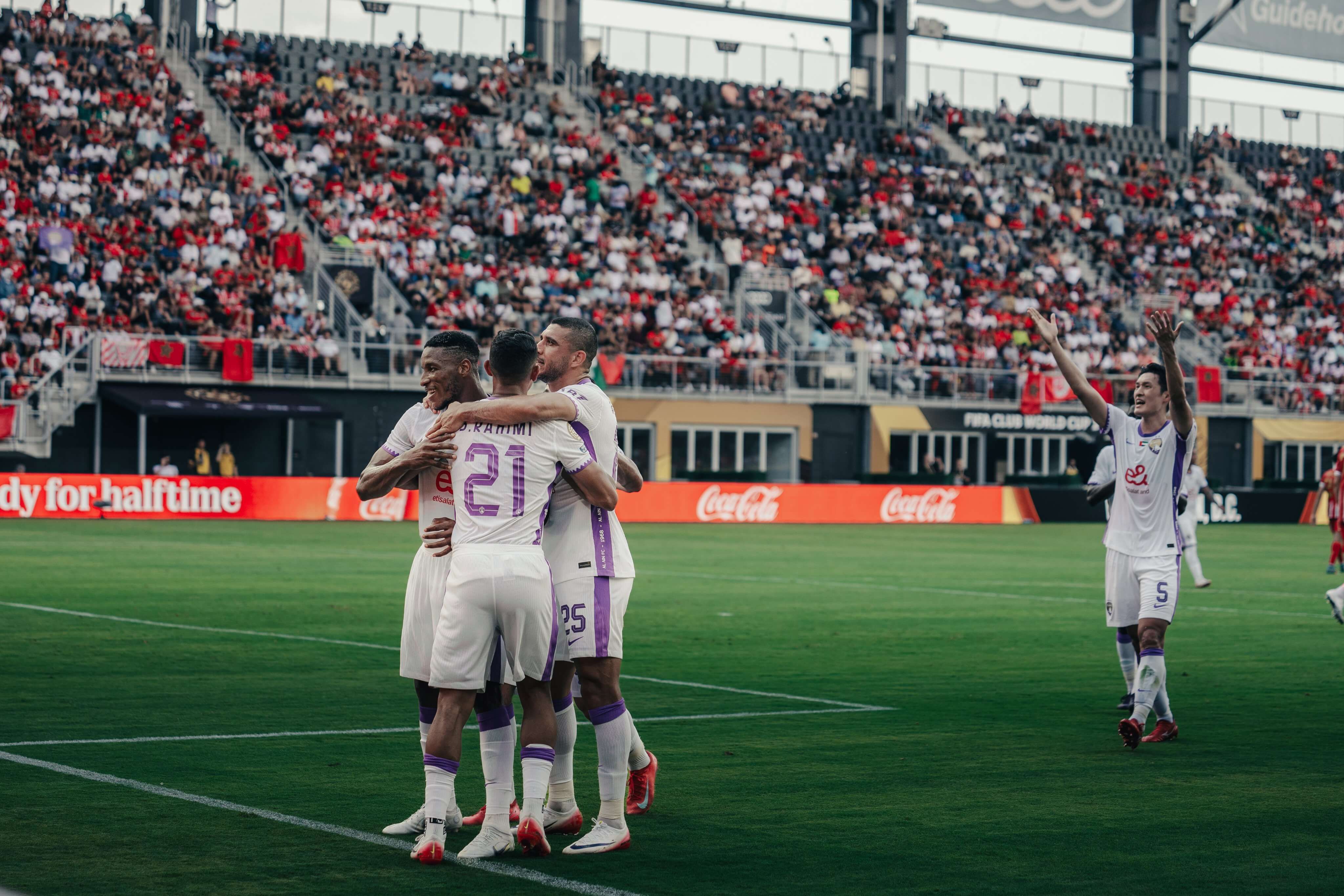  Al-Ain celebrando su primer tanto en el Mundial de Clubes 2025 (Redes Sociales)