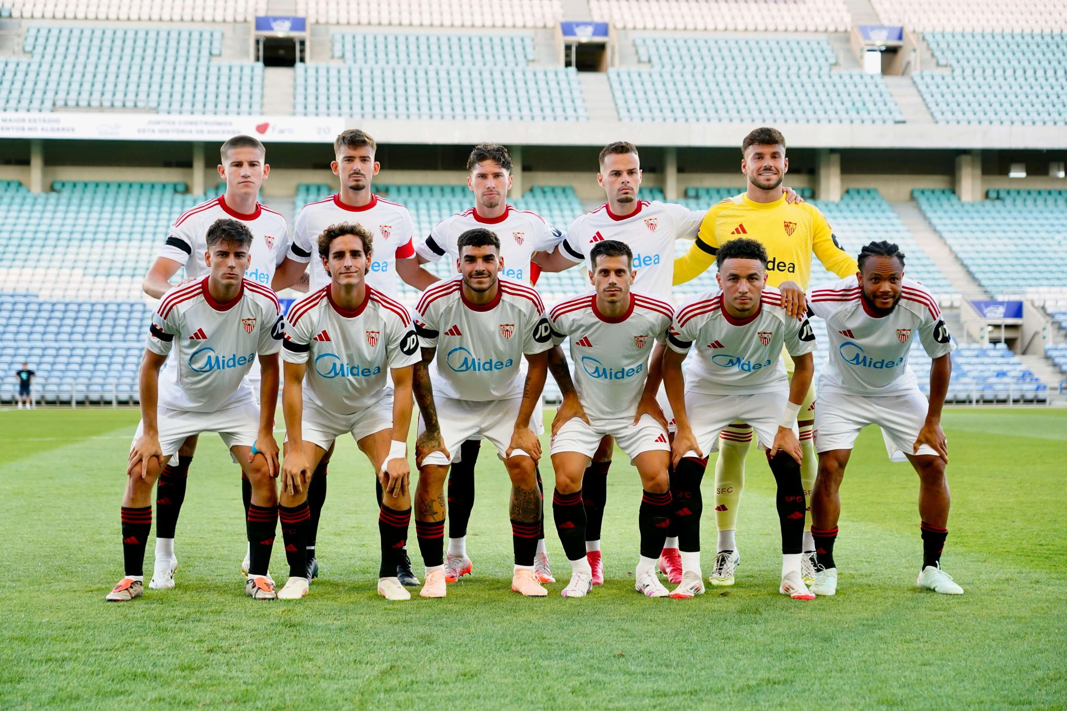 El once del Sevilla FC contra el Birmingham (Foto: SFC)