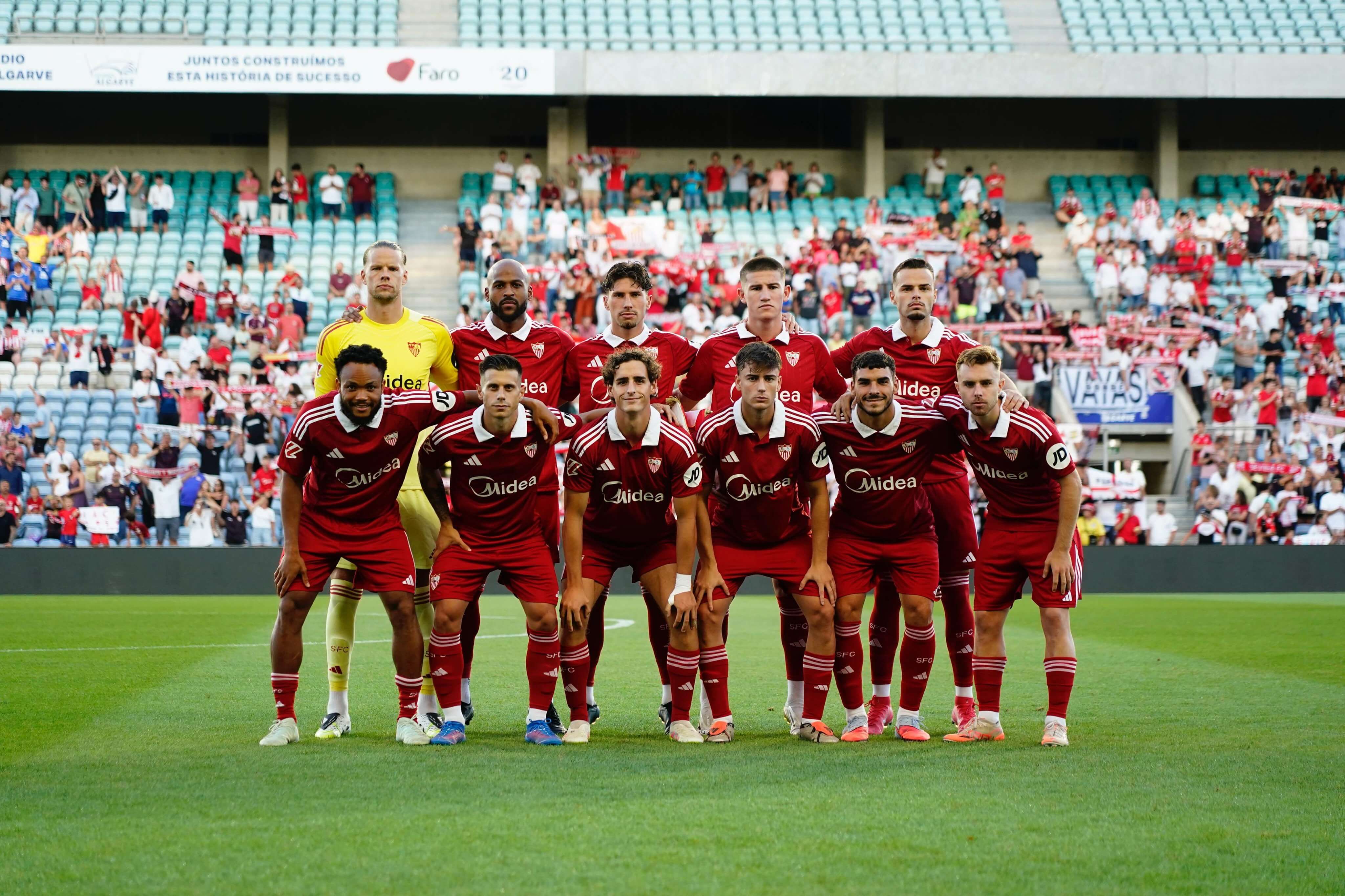 El once inicial del Sevilla FC contra el Sunderland