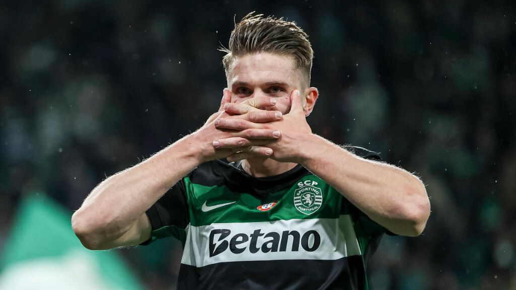 Gyokeres celebra un gol con el Sporting de Lisboa (Cordon Press)