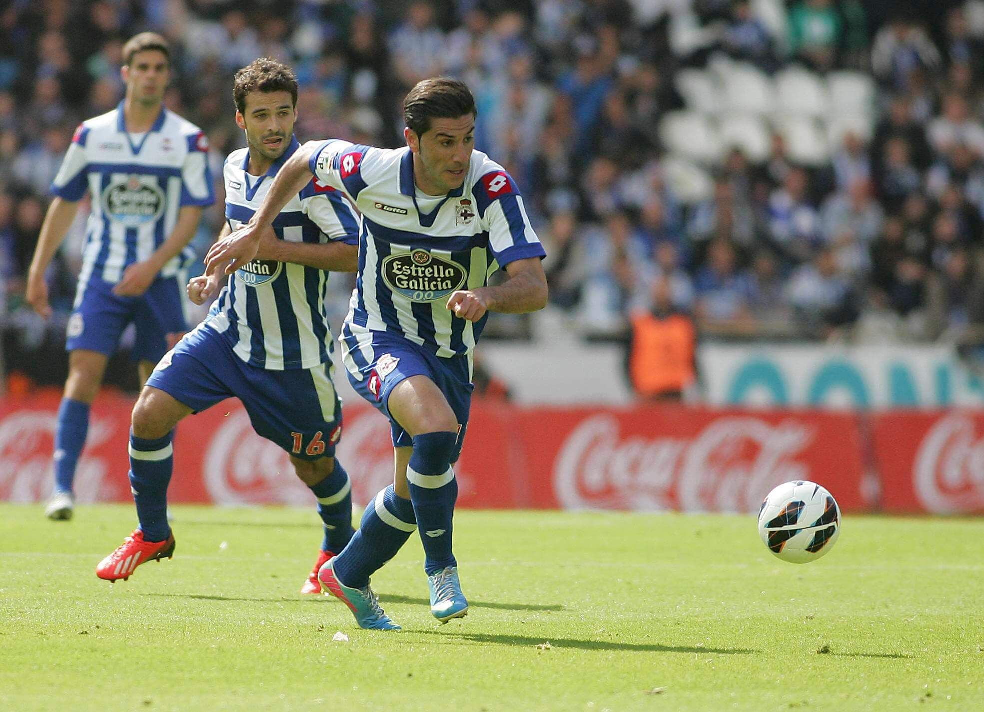  Riki durante su etapa en el Dépor.