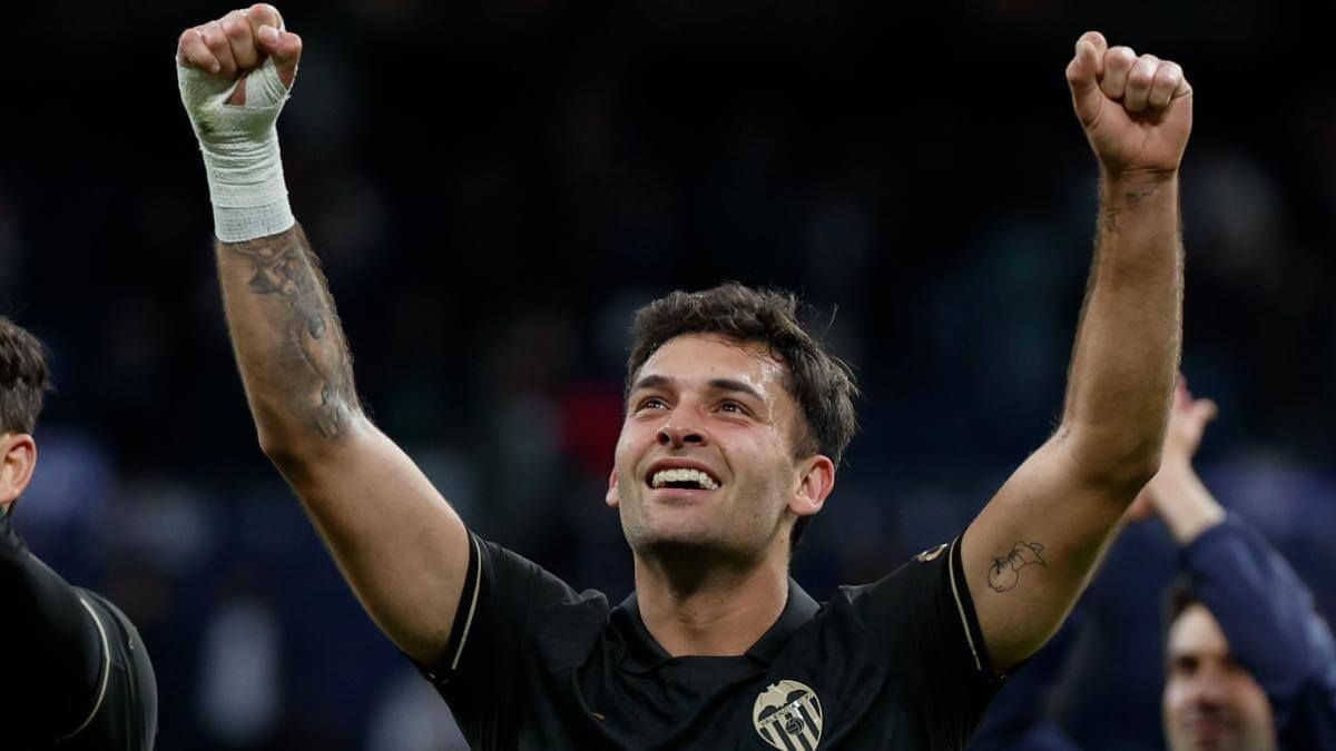  Hugo Duro marca ante el Real Madrid