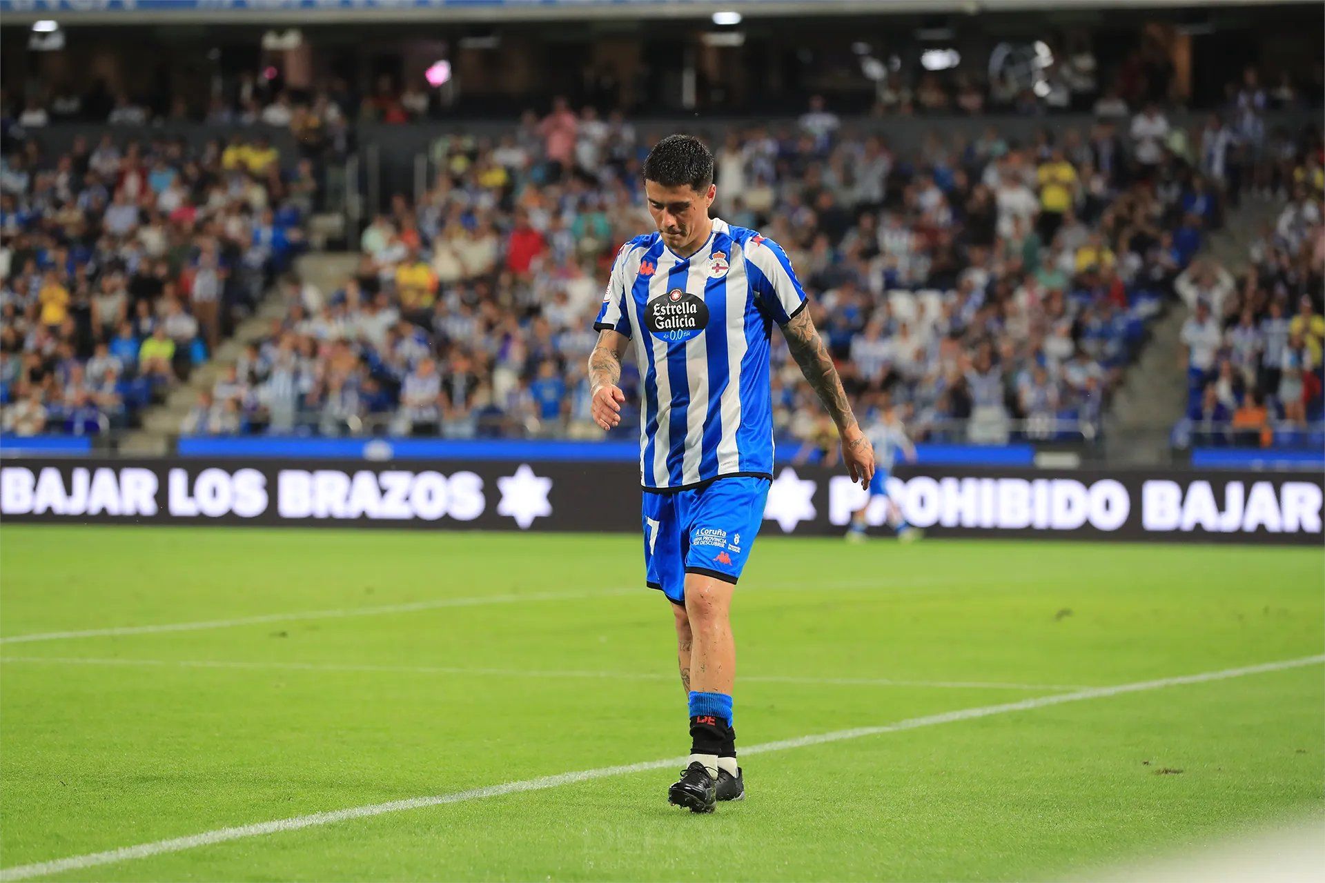  Hugo Rama, con el Deportivo.