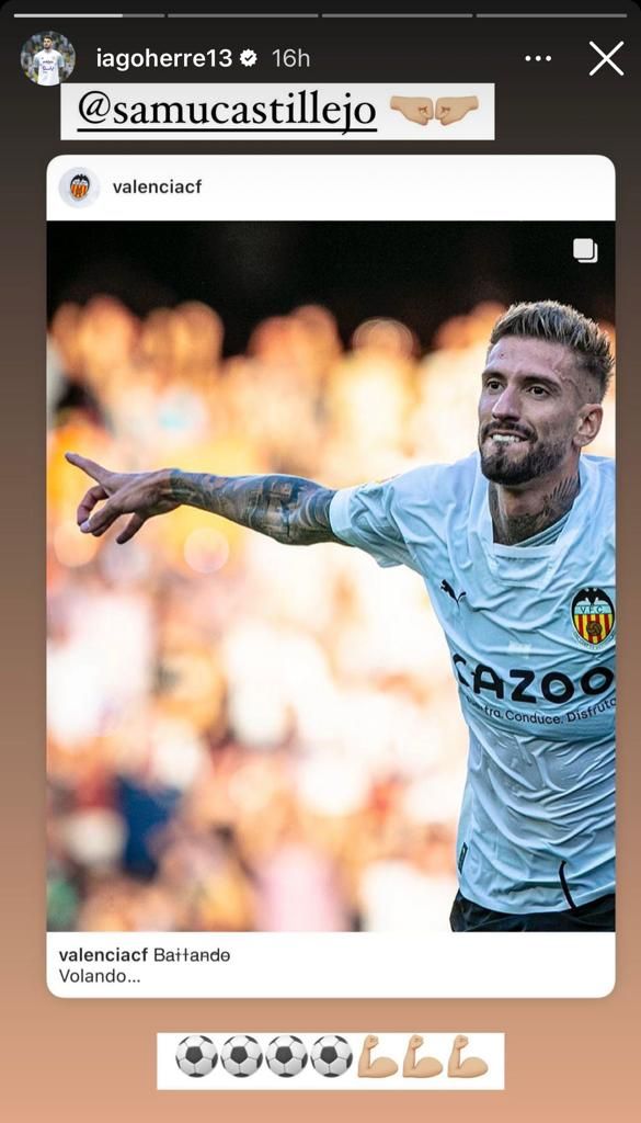  Iago Herrerín celebra el gol de Castillejo.