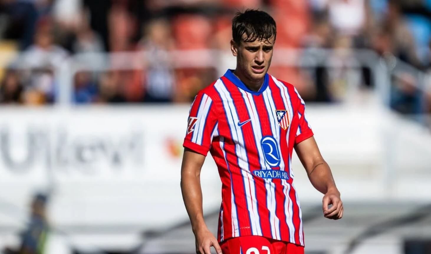 Ilias Kostis, durante un amistoso del Atlético de Madrid (Foto: ATM).