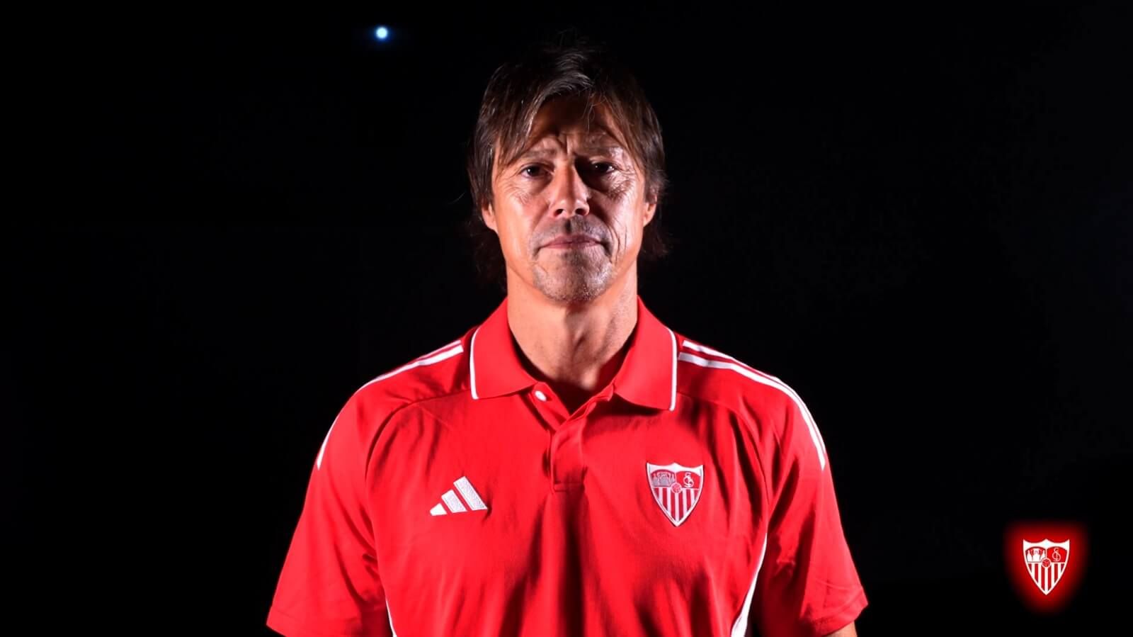 Matías Almeyda, en el vídeo publicado por el club.