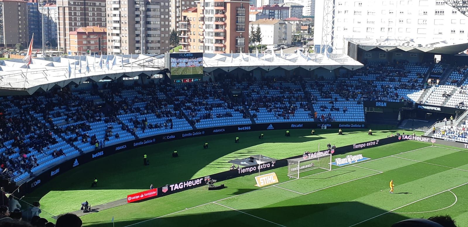 Imagen de la Grada de Gol en Balaídos.