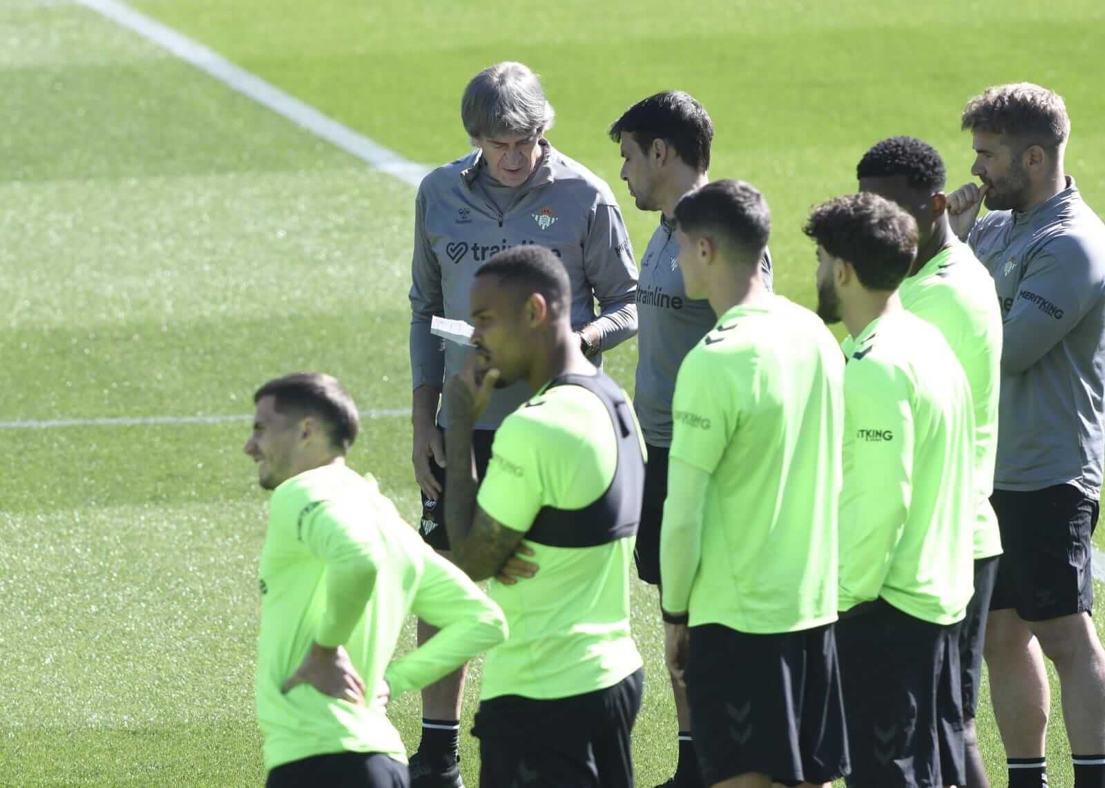  Manuel Pellegrini, en la sesión del viernes.