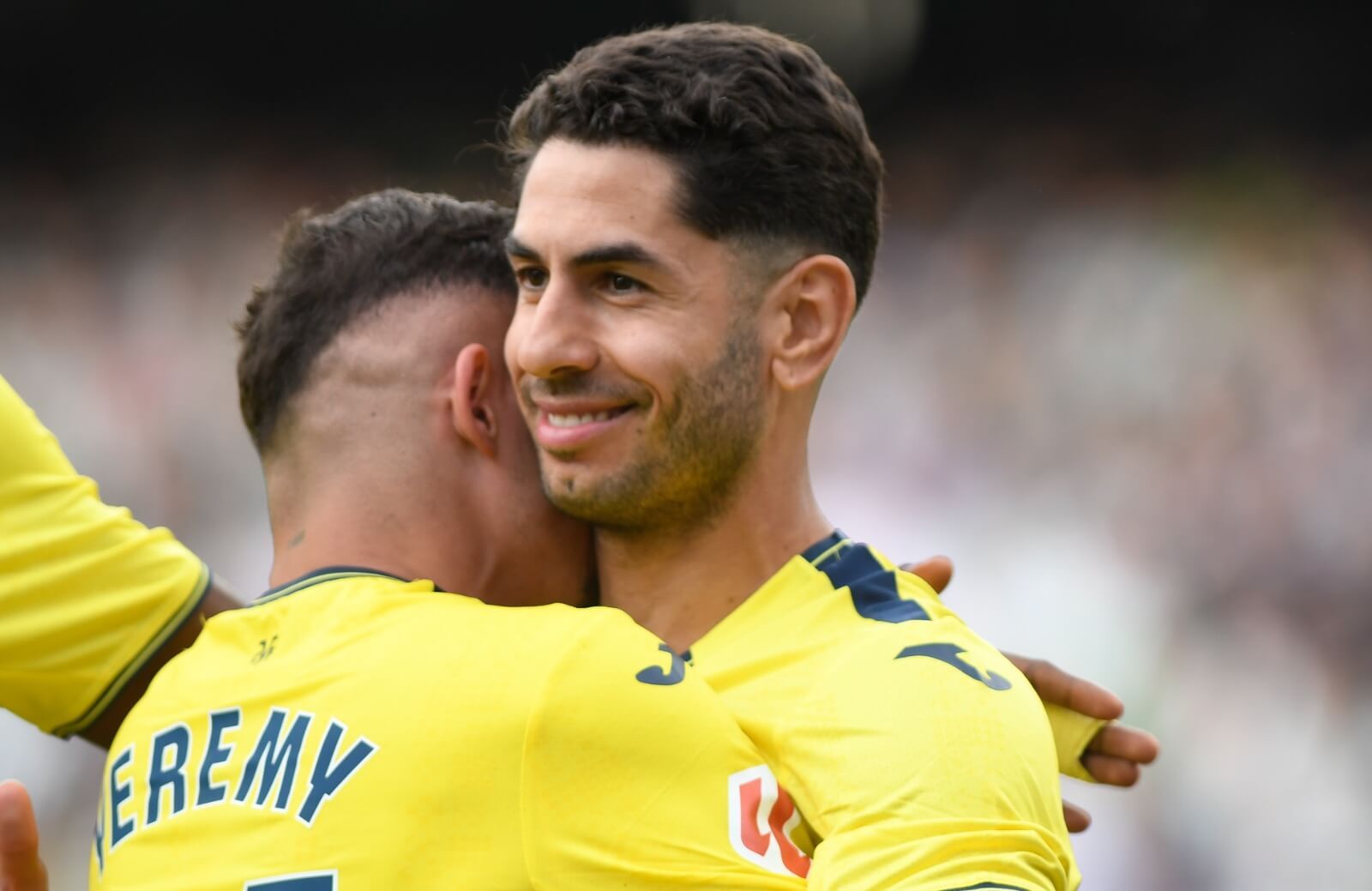 Celebración del tanto de Ayoze ante el Betis.