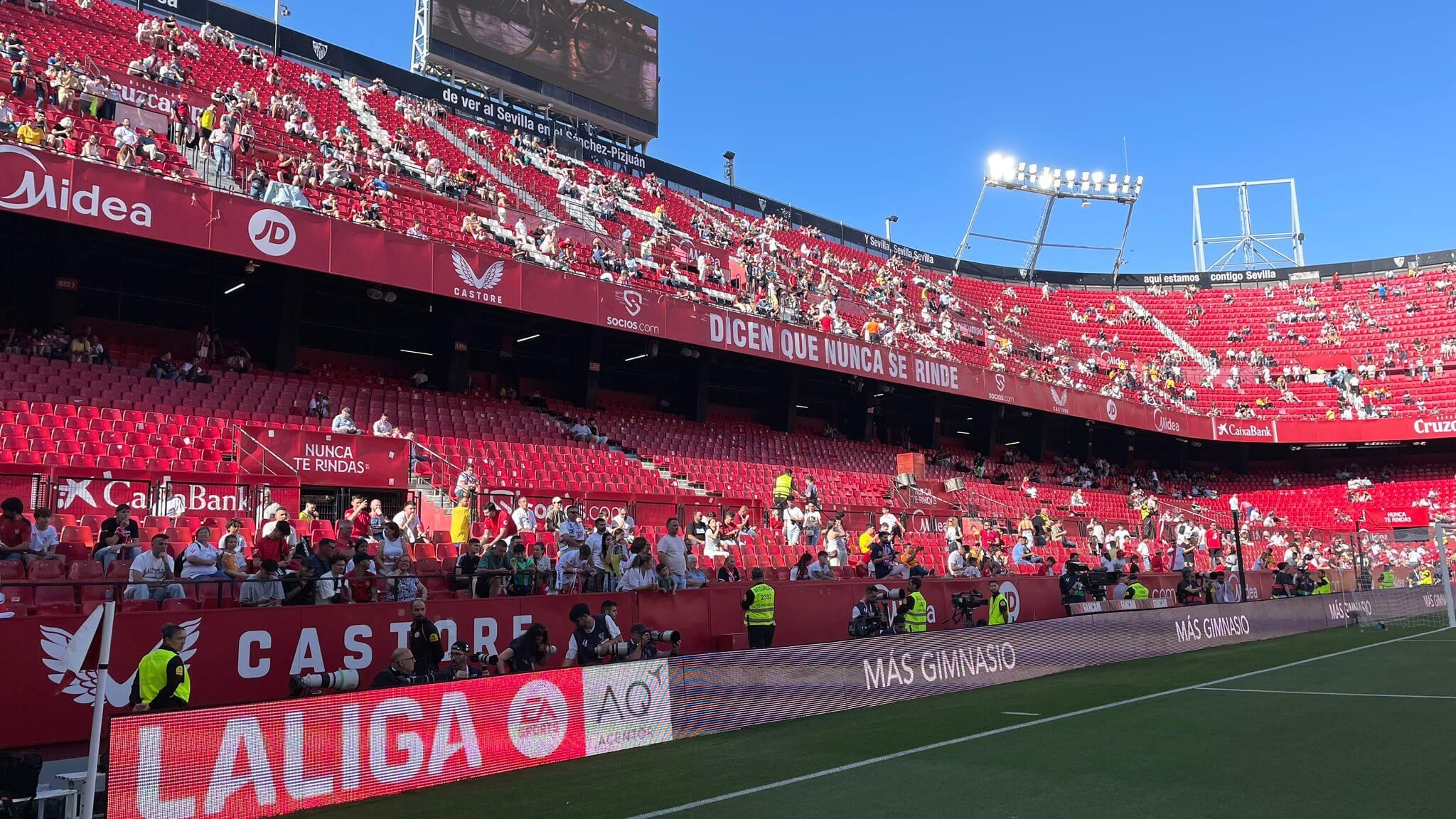 Imagen del Sánchez-Pizjuán antes del Sevilla - Real Madrid.
