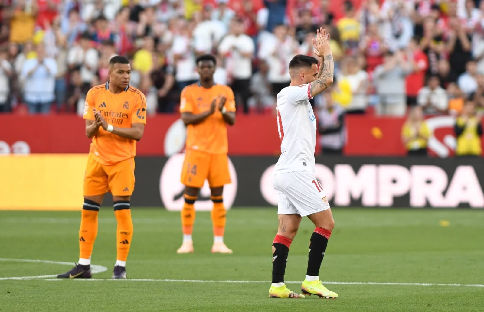  La despedida de Suso del Sánchez-Pizjuán.