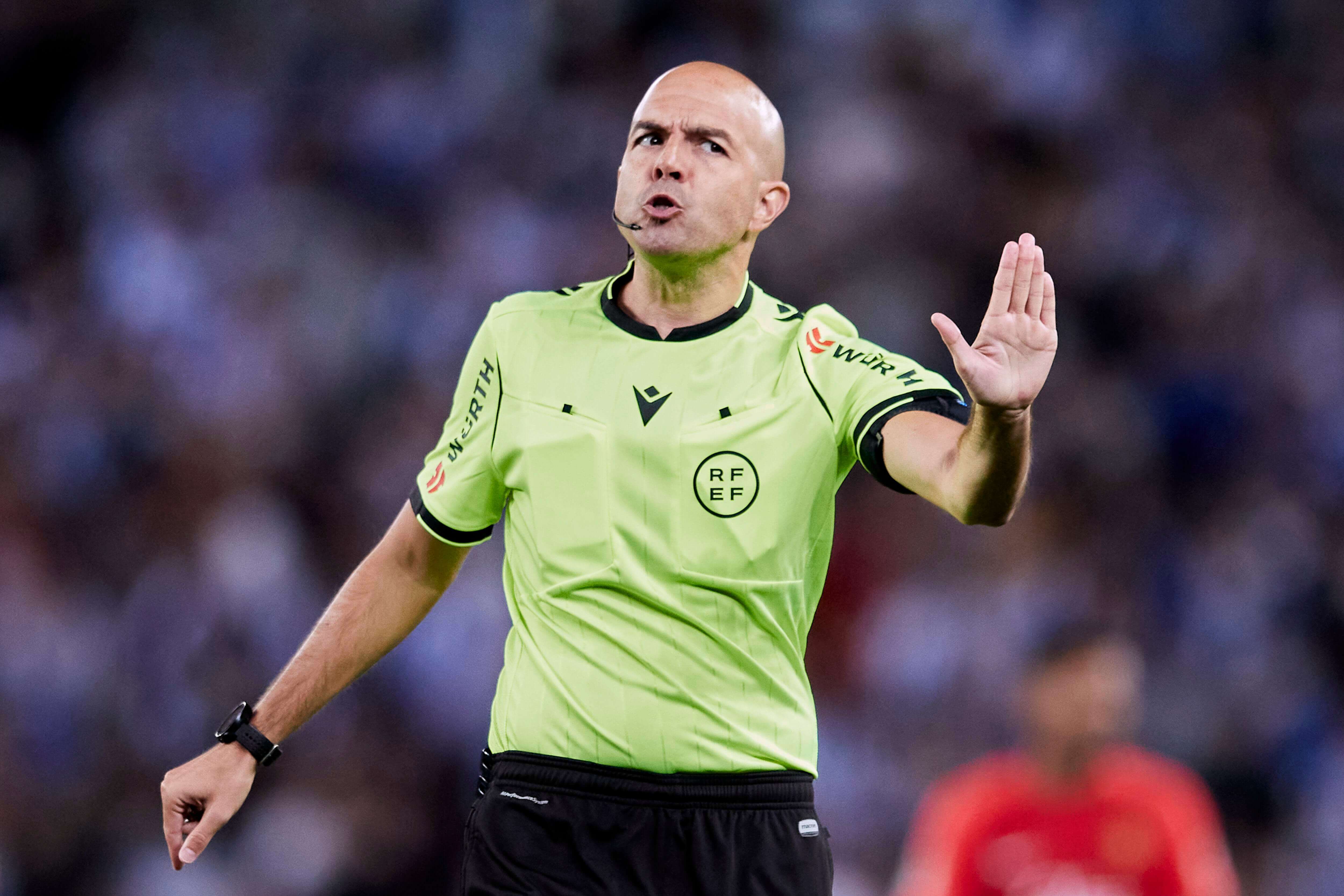  González Fuertes en un partido de LALIGA EA Sports (Cordon Press)