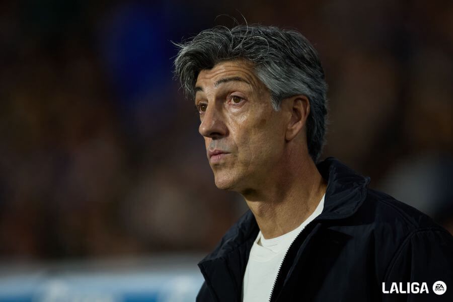  Imanol Alguacil, entrenador de la Real Sociedad.