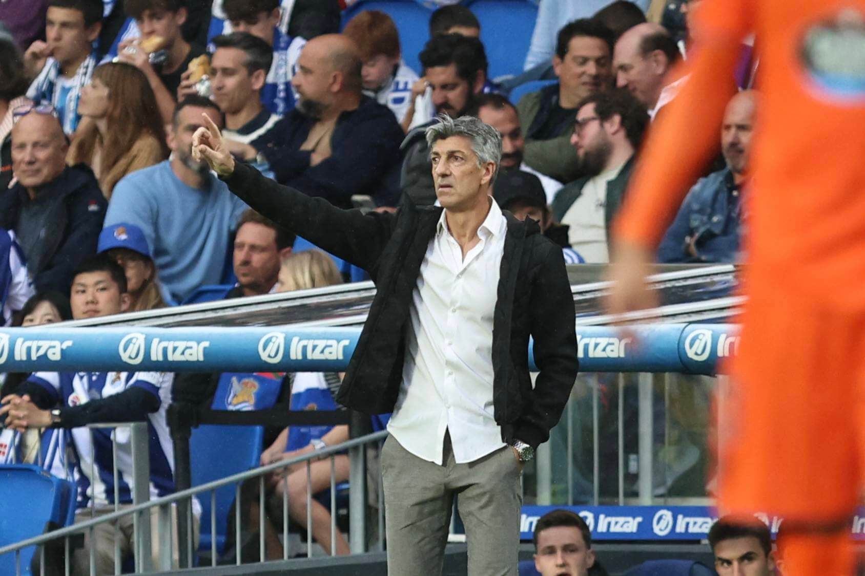  Imanol Alguacil, durante el Real Sociedad-Celta.