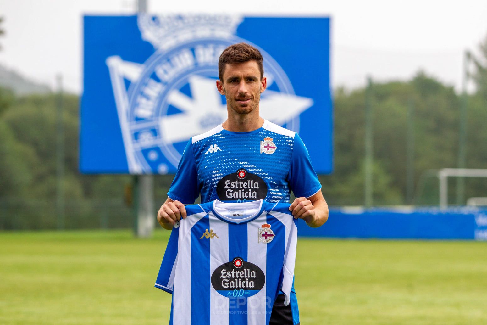 Jaime Sánchez, con el Dépor.