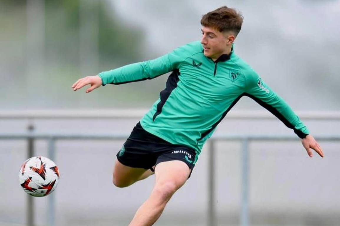  Disparo de Mikel Jauregizar entrenando en Lezama.