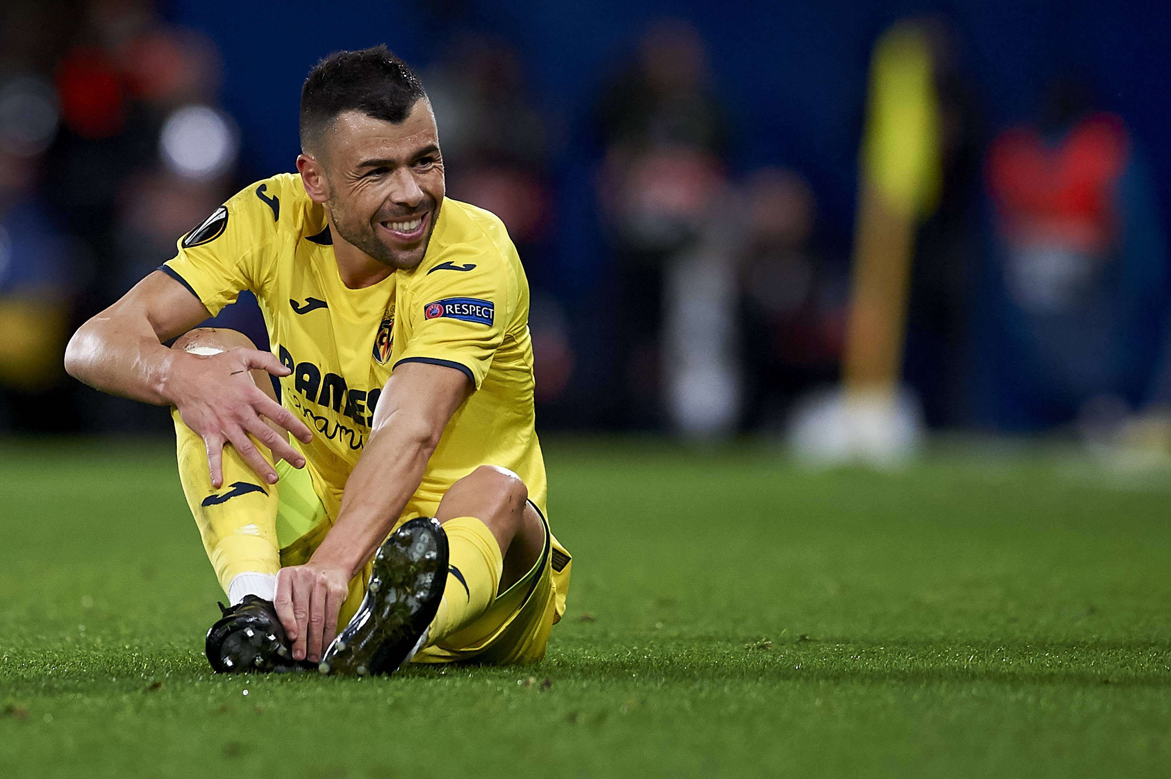 Javi Fuego, con el Villarreal CF.