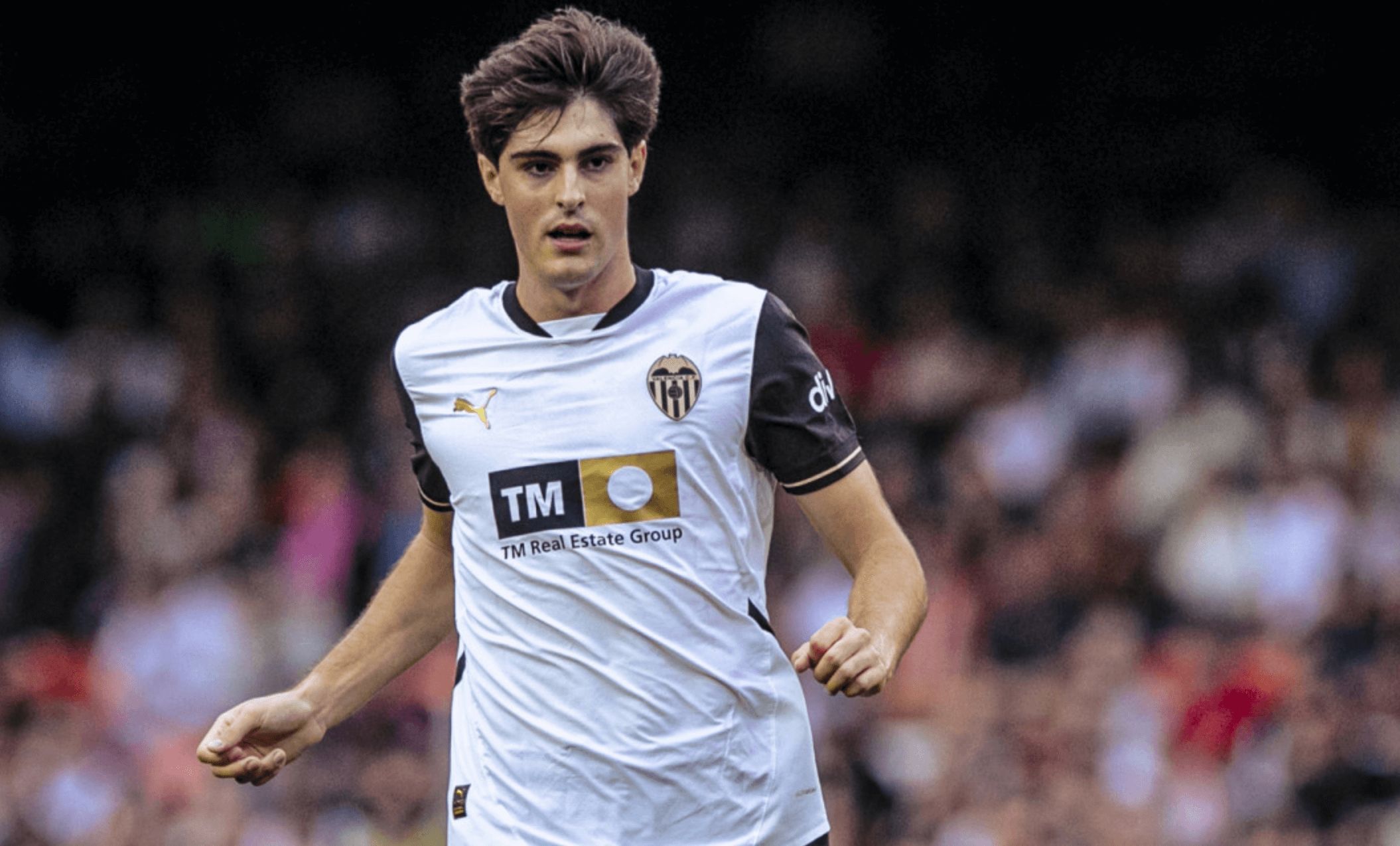 Javi Guerra, ante el Girona FC (Valencia CF)