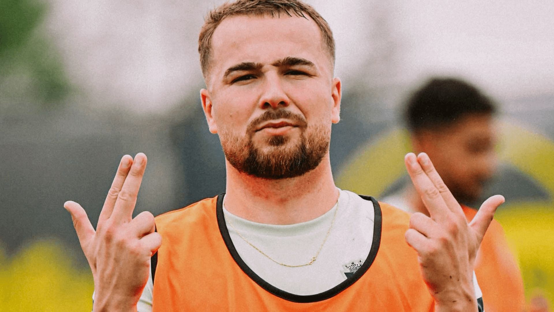 Javi Ontiveros, en una sesión del Cádiz.