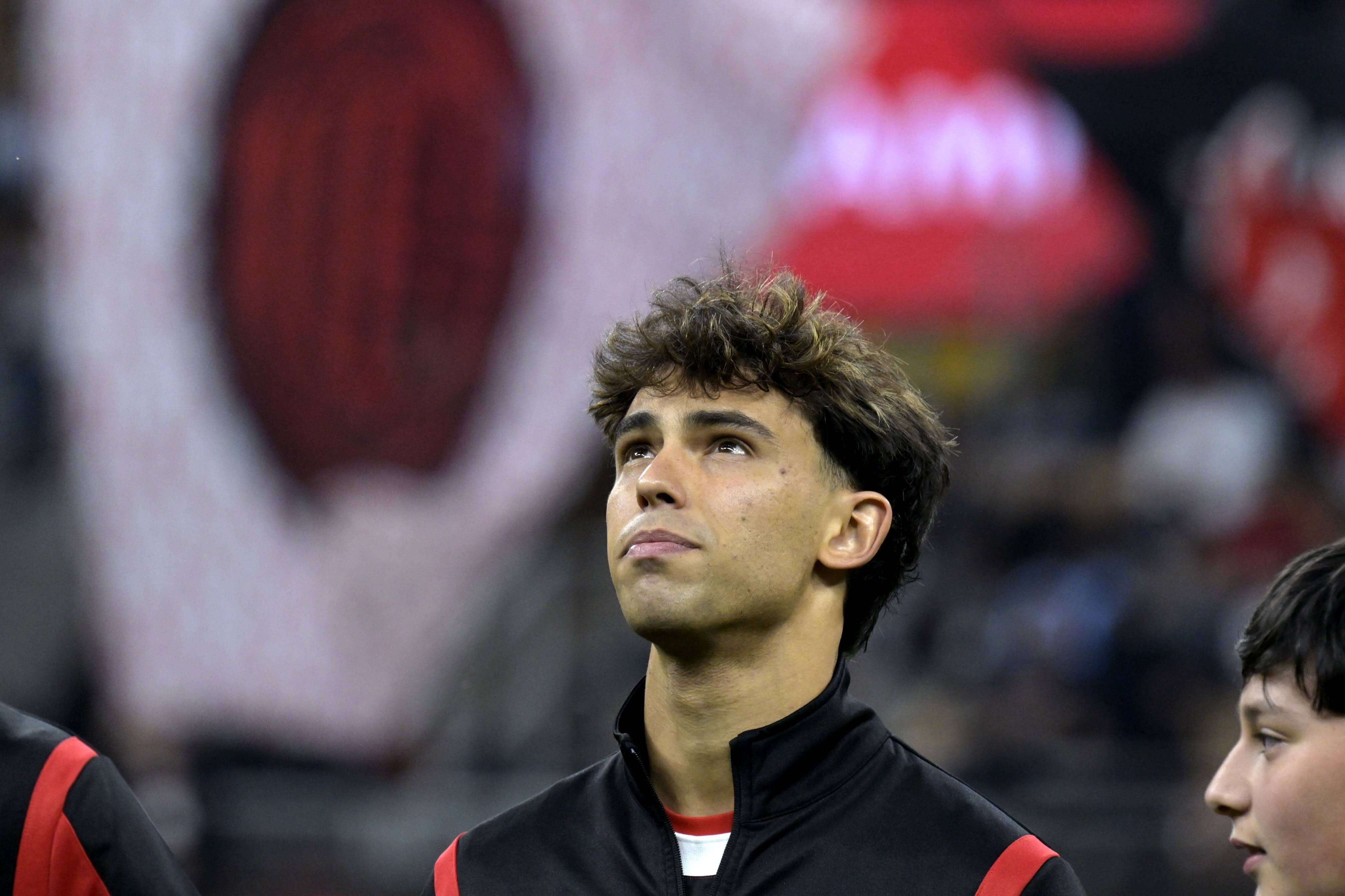  Joao Félix, en un partido con el AC Milan.