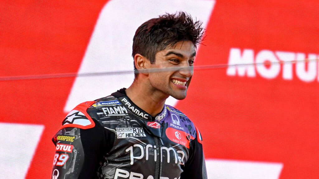  Jorge Martín celebrando el Mundial de 2024 (Fuente: Europa Press)