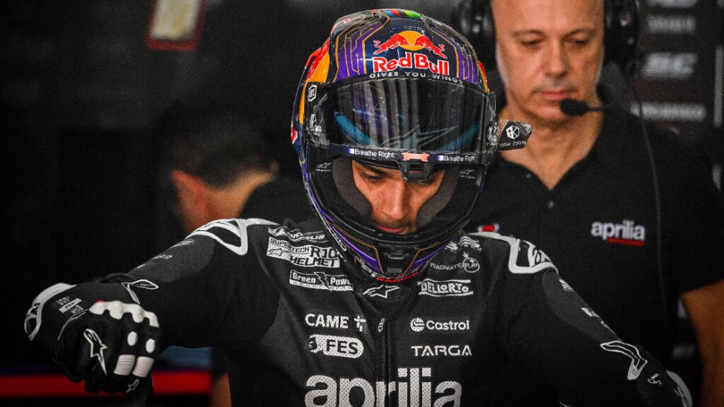 Jorge Martín, en los test de Sepang.