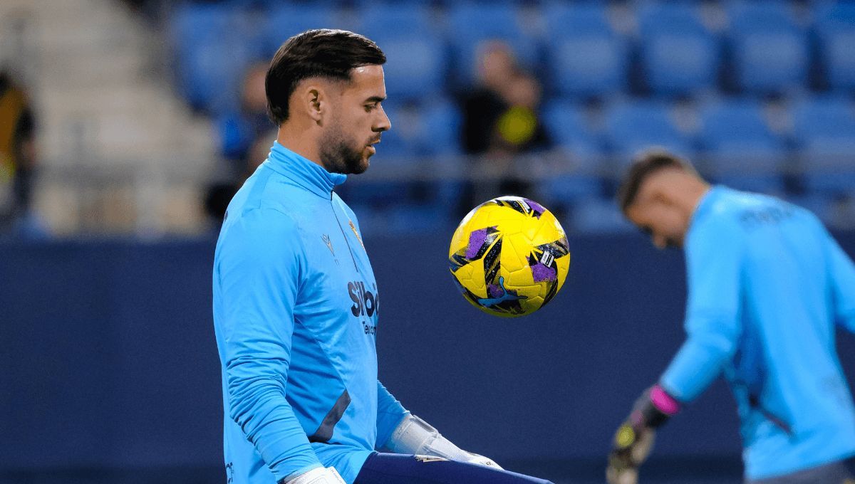 José Antonio Caro, en un partido del Cádiz.
