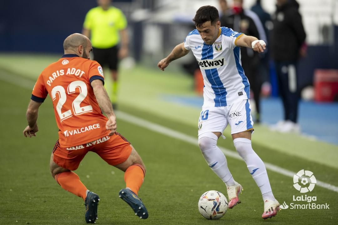  José Arnáiz, en el Leganés-Ponferradina.