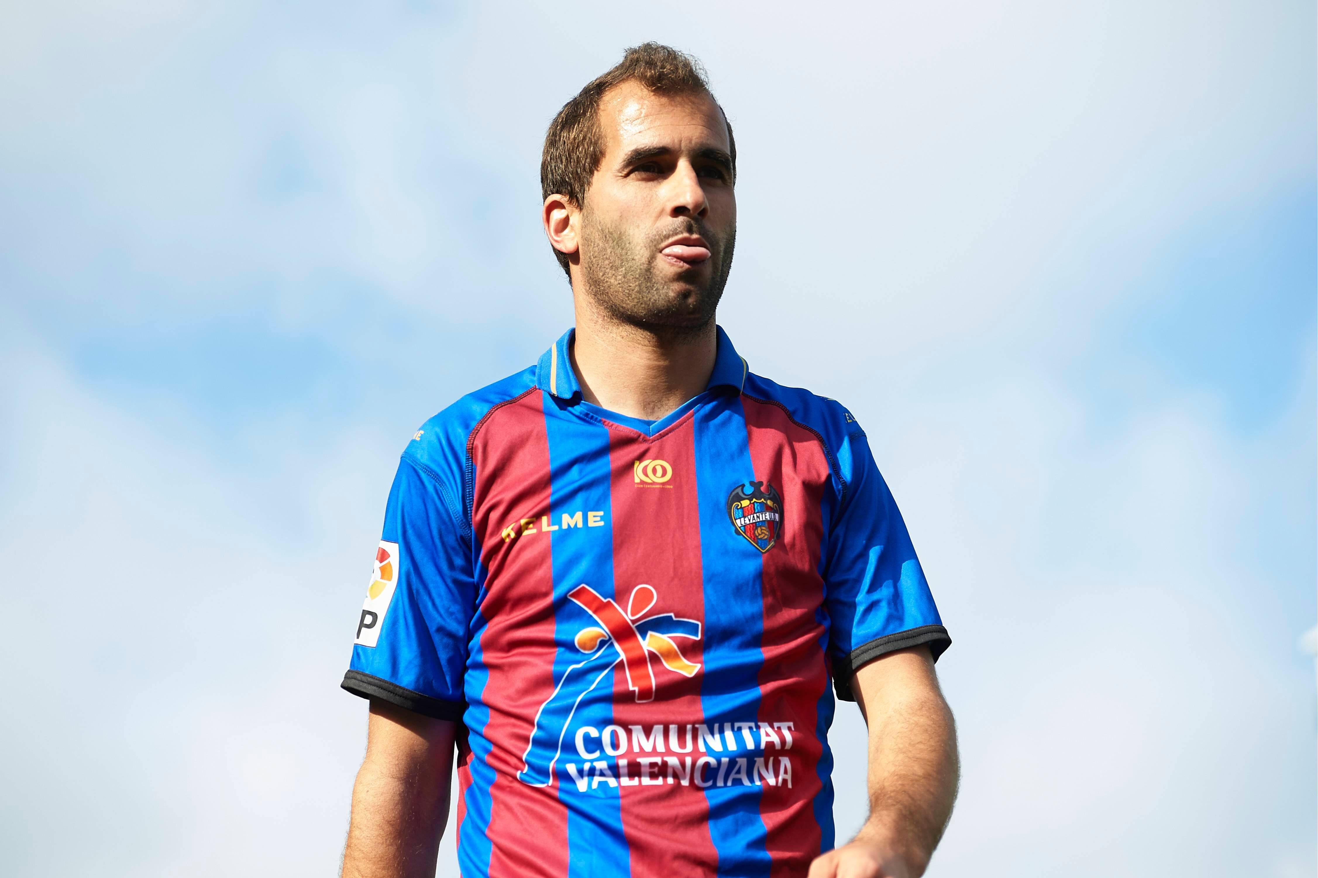 José Javier Barkero, durante su etapa en el Levante.