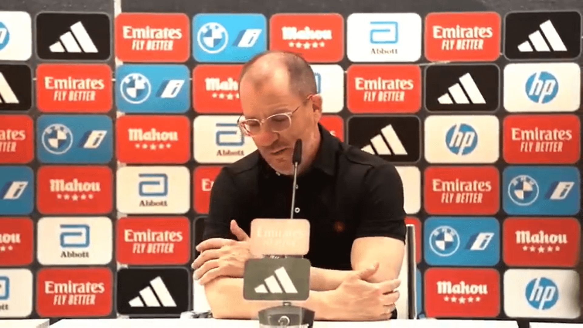  José Juan Romero, en sala de prensa.