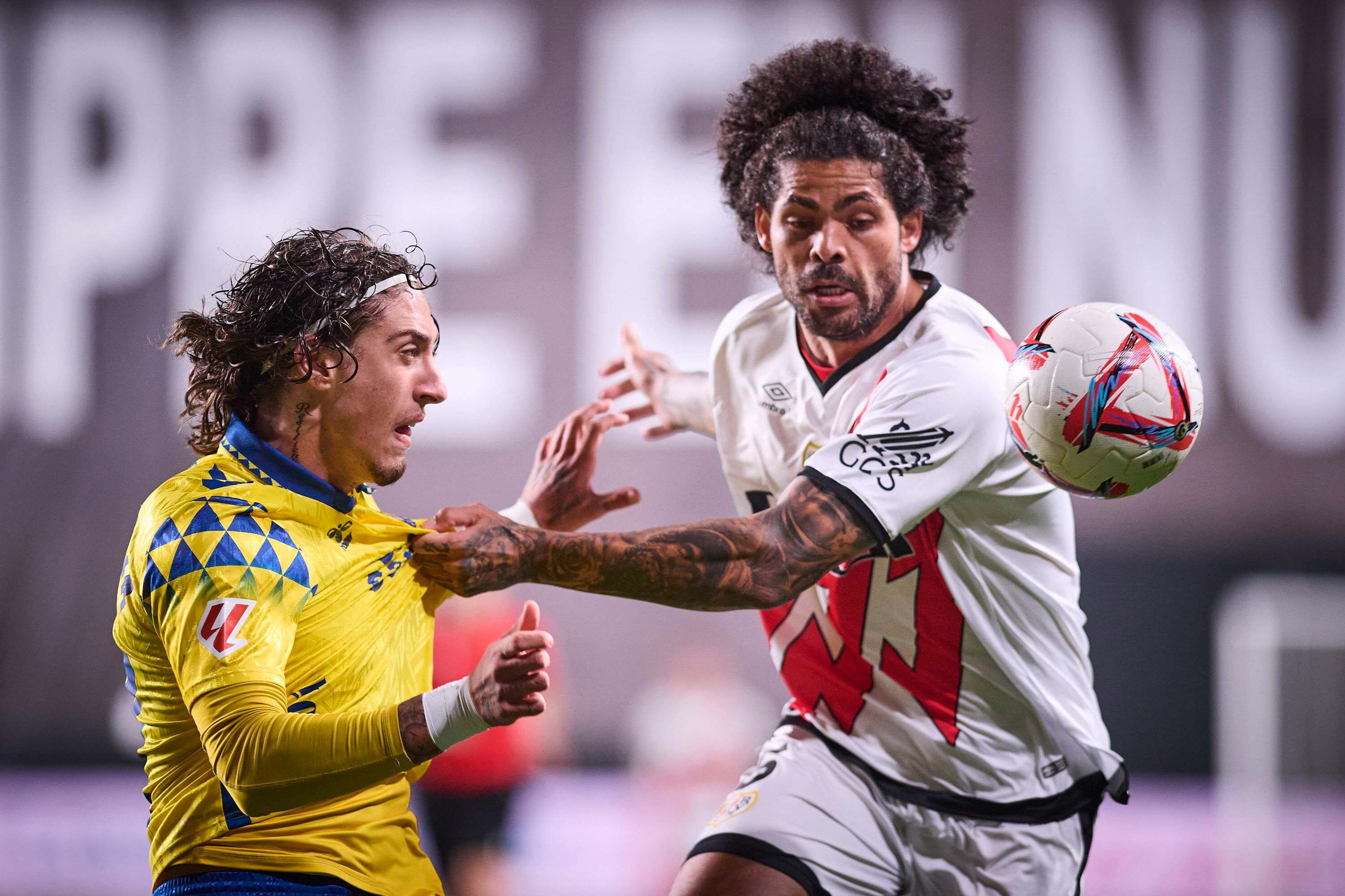  Aridane, durante el Rayo-Las Palmas.