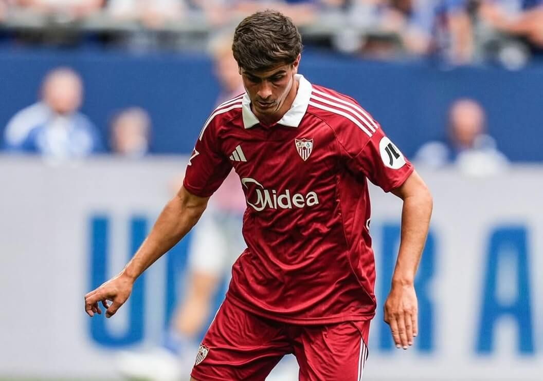 Juanlu Sánchez, en el amistoso ante el Schalke 04.