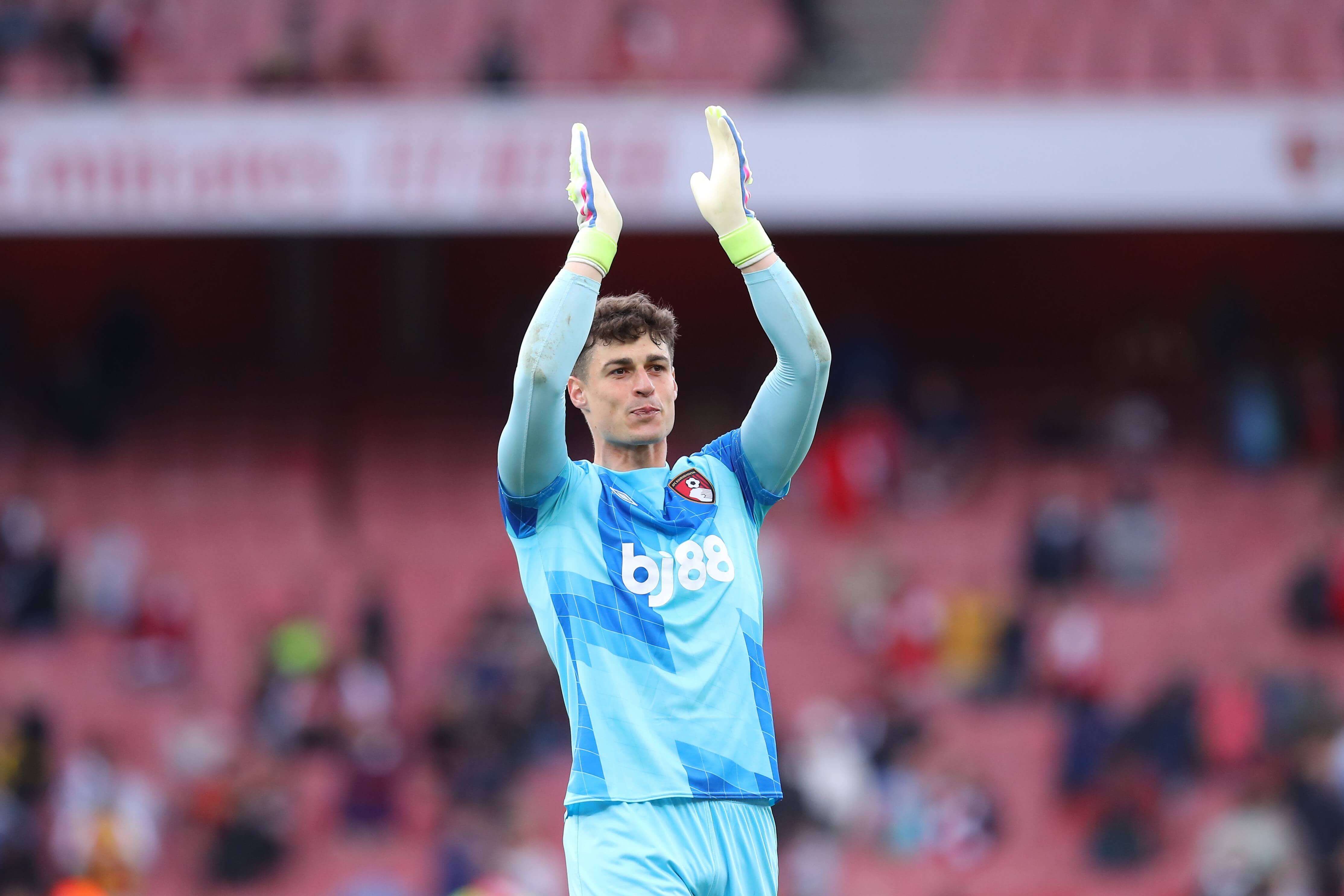 Kepa Arrizabalaga, en un partido con el Bournemouth (Foto: Cordon Press).