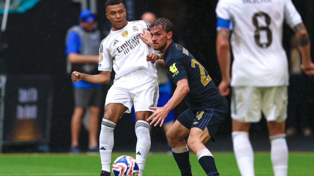 Kylian Mbappé, en el partido ante la Juventus en el Mundial de Clubes