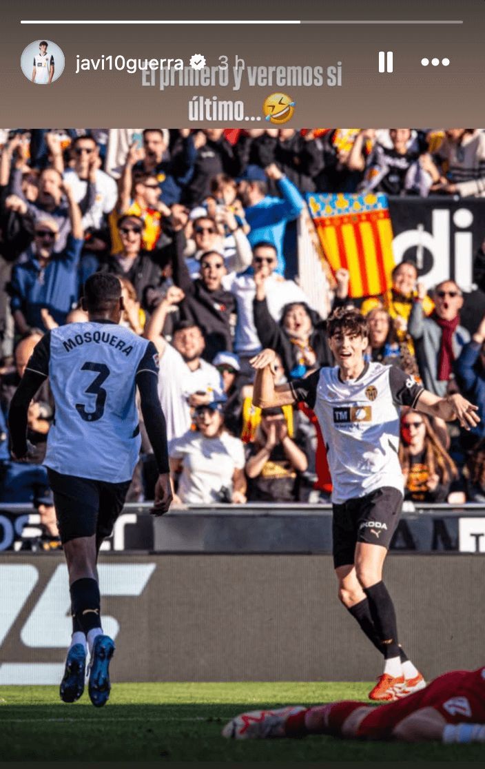  La broma de Javi Guerra a Mosquera