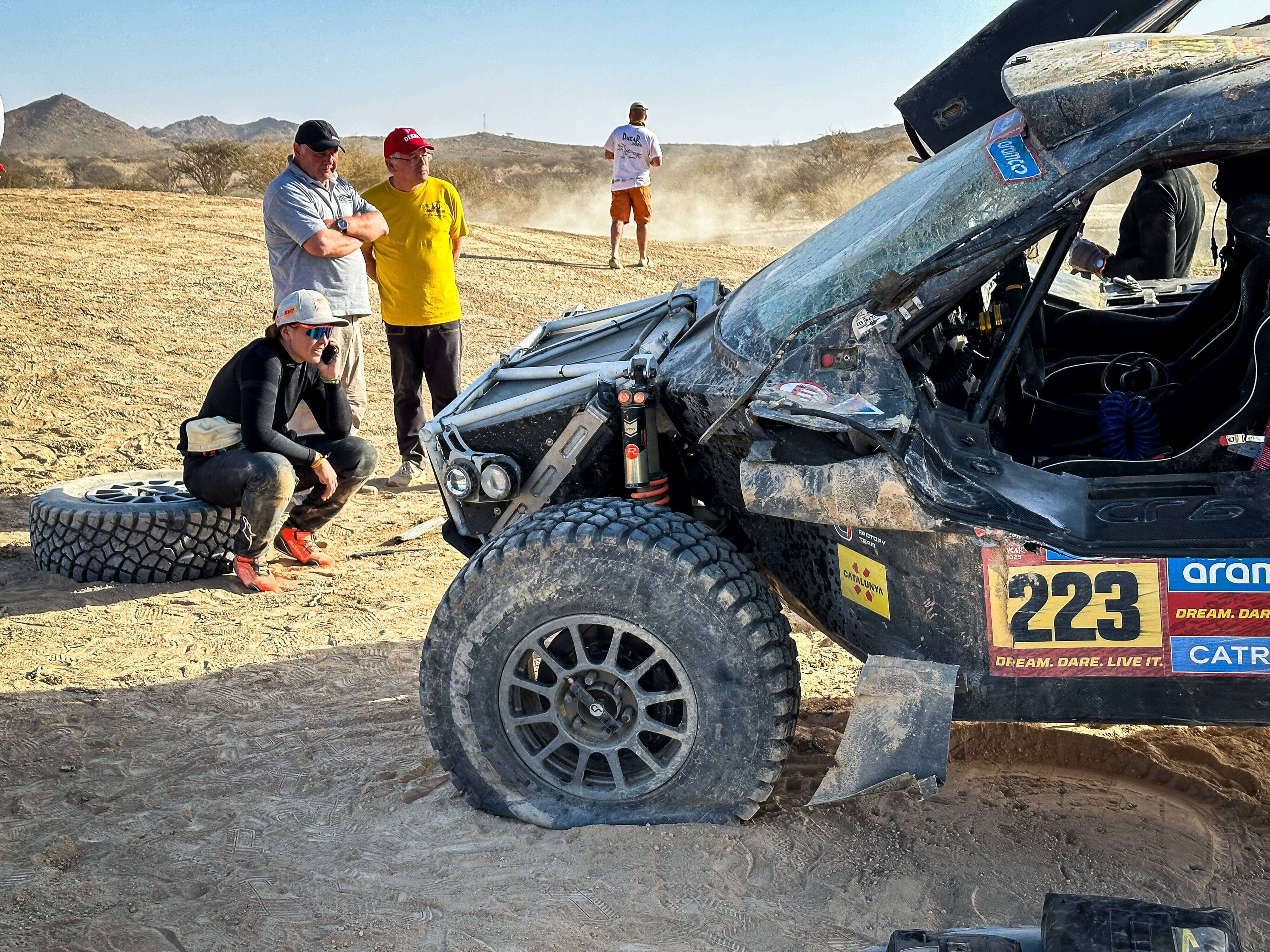 Laia Sanz, en el Dakar 2025.
