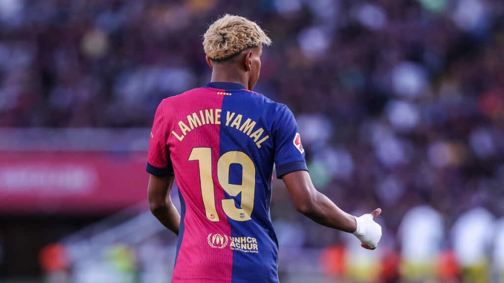 Lamine Yamal durante un partido con el FC Barcelona (Fuente: Europa Press)