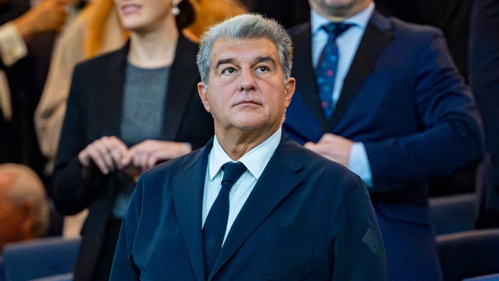 Joan Laporta durante un partido del FC Barcelona (Fuente: Cordon Press)