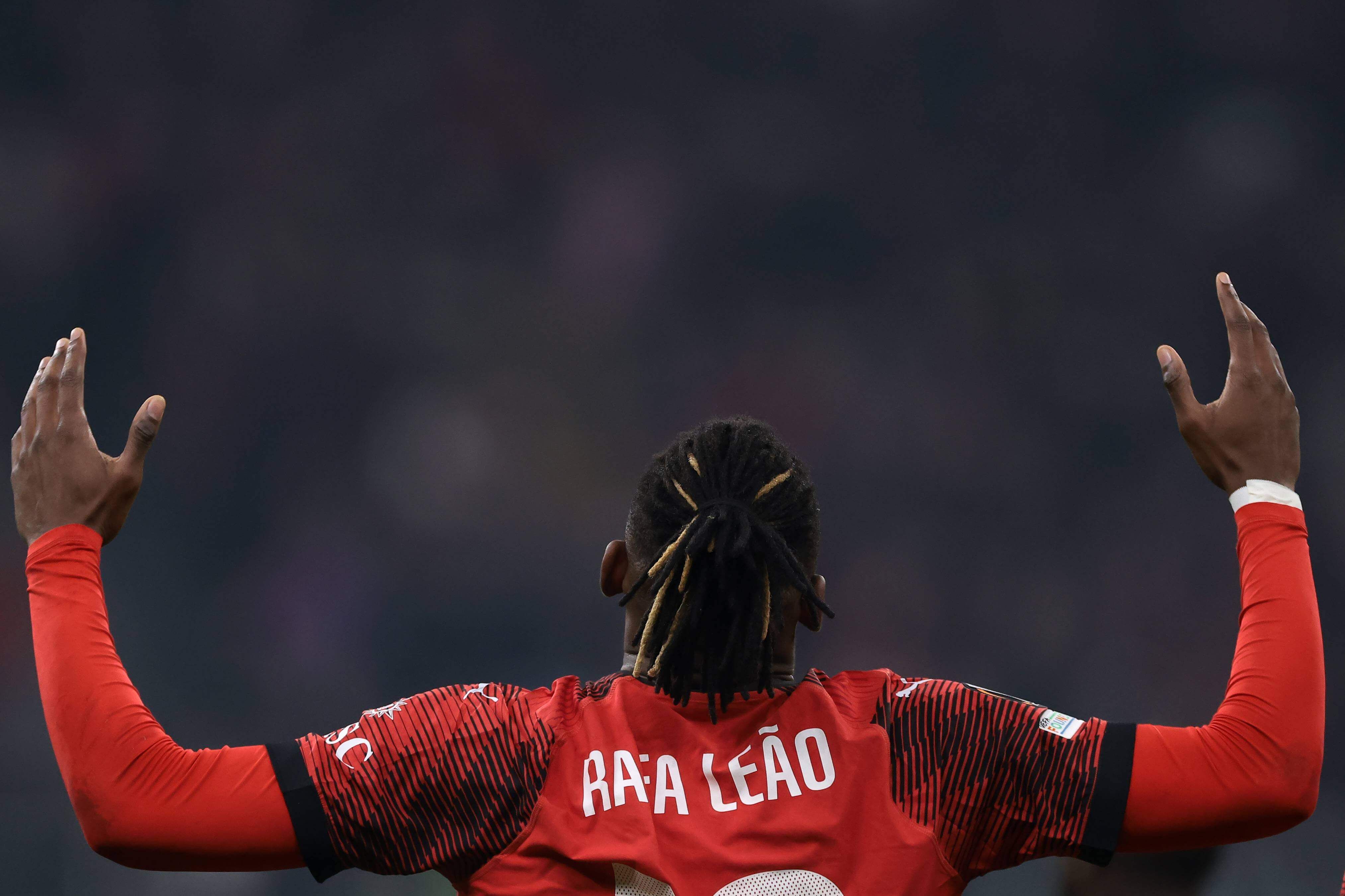  Rafael Leao, con el AC Milan.