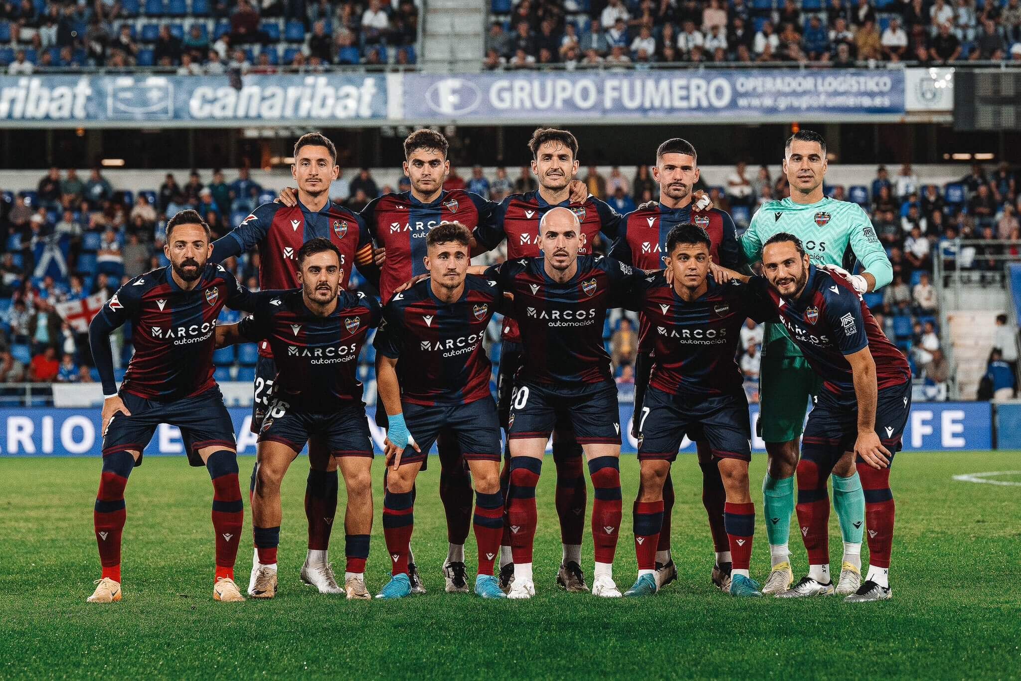  Alineación del Levante UD en un partido de la segunda vuelta.