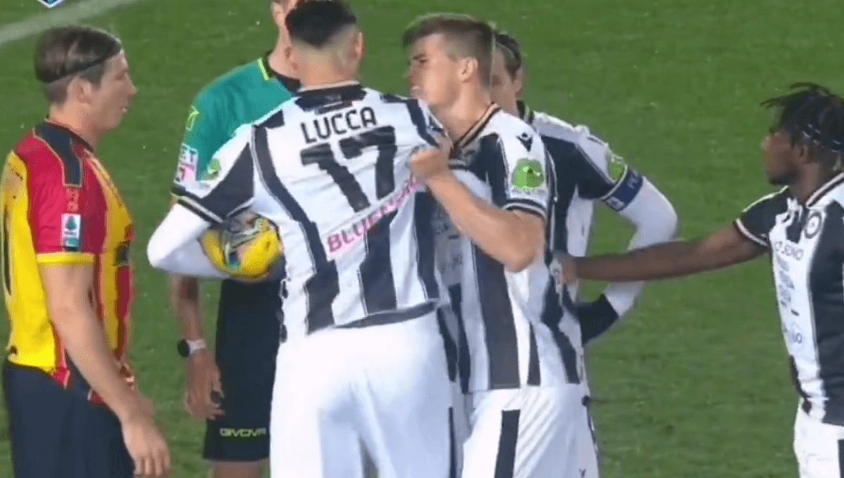  Lorenzo Lucca y el lío del Lecce-Udinese.