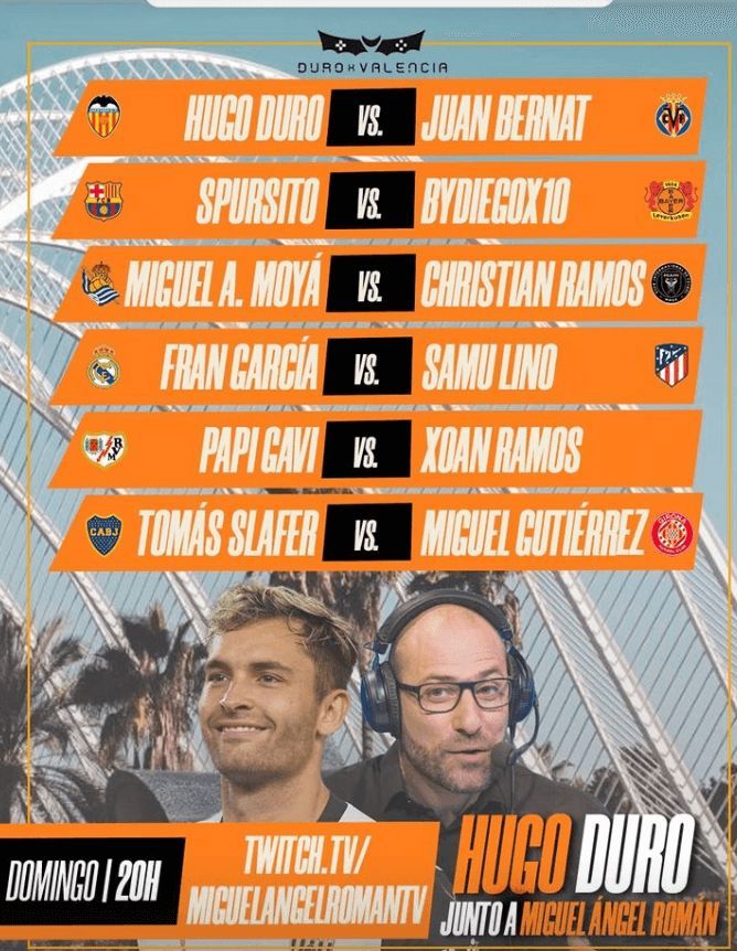 Los emparejamientos de la iniciativa de Hugo Duro y Miguel Ángel Román