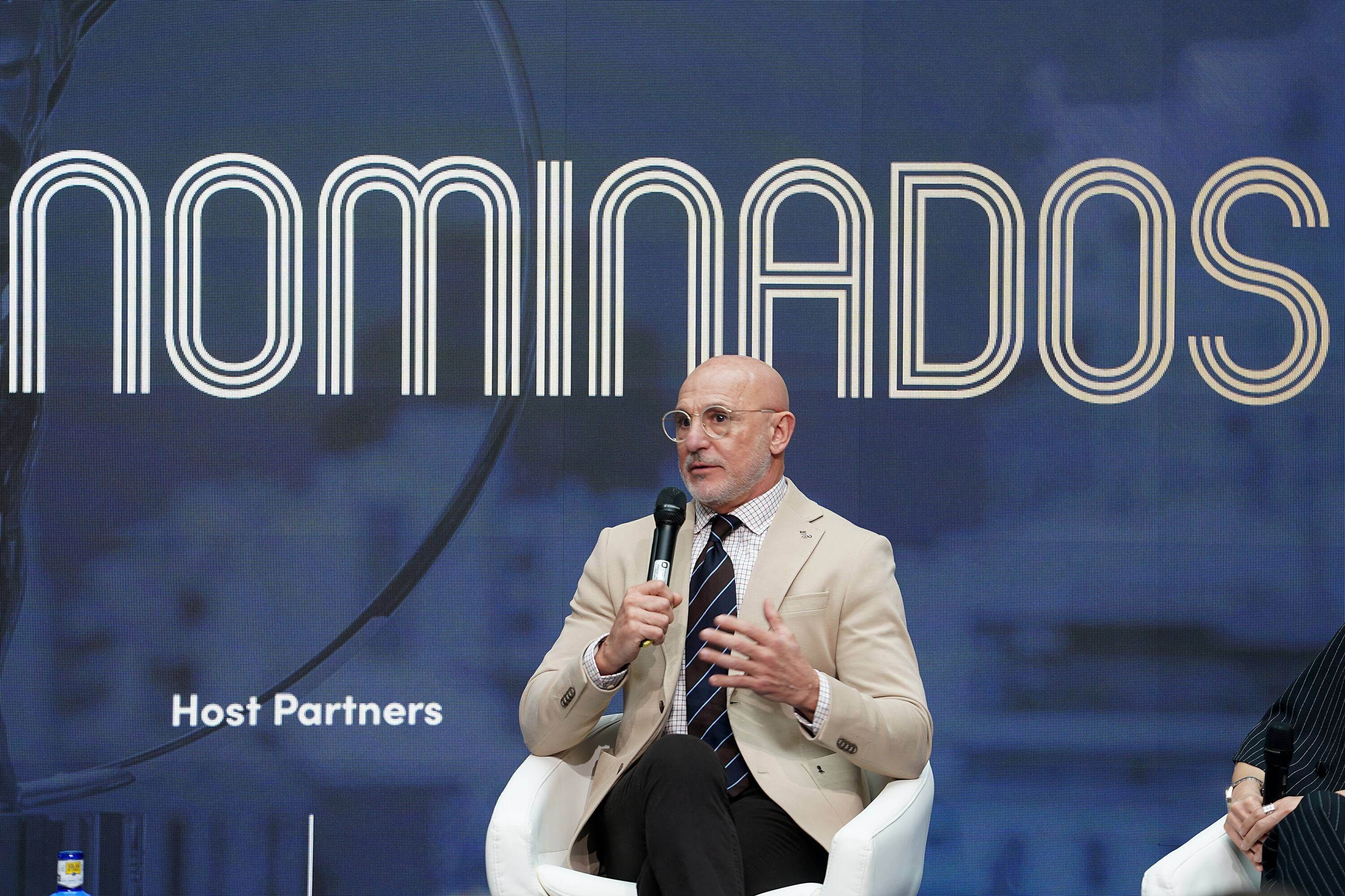 Luis de la Fuente, durante los World Sports Awards.