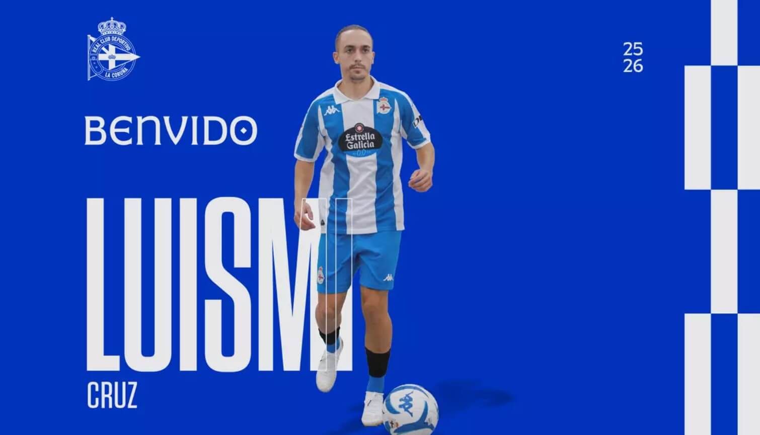 Luismi Cruz, nuevo jugador del Deportivo de La Coruña (Foto: RCD).