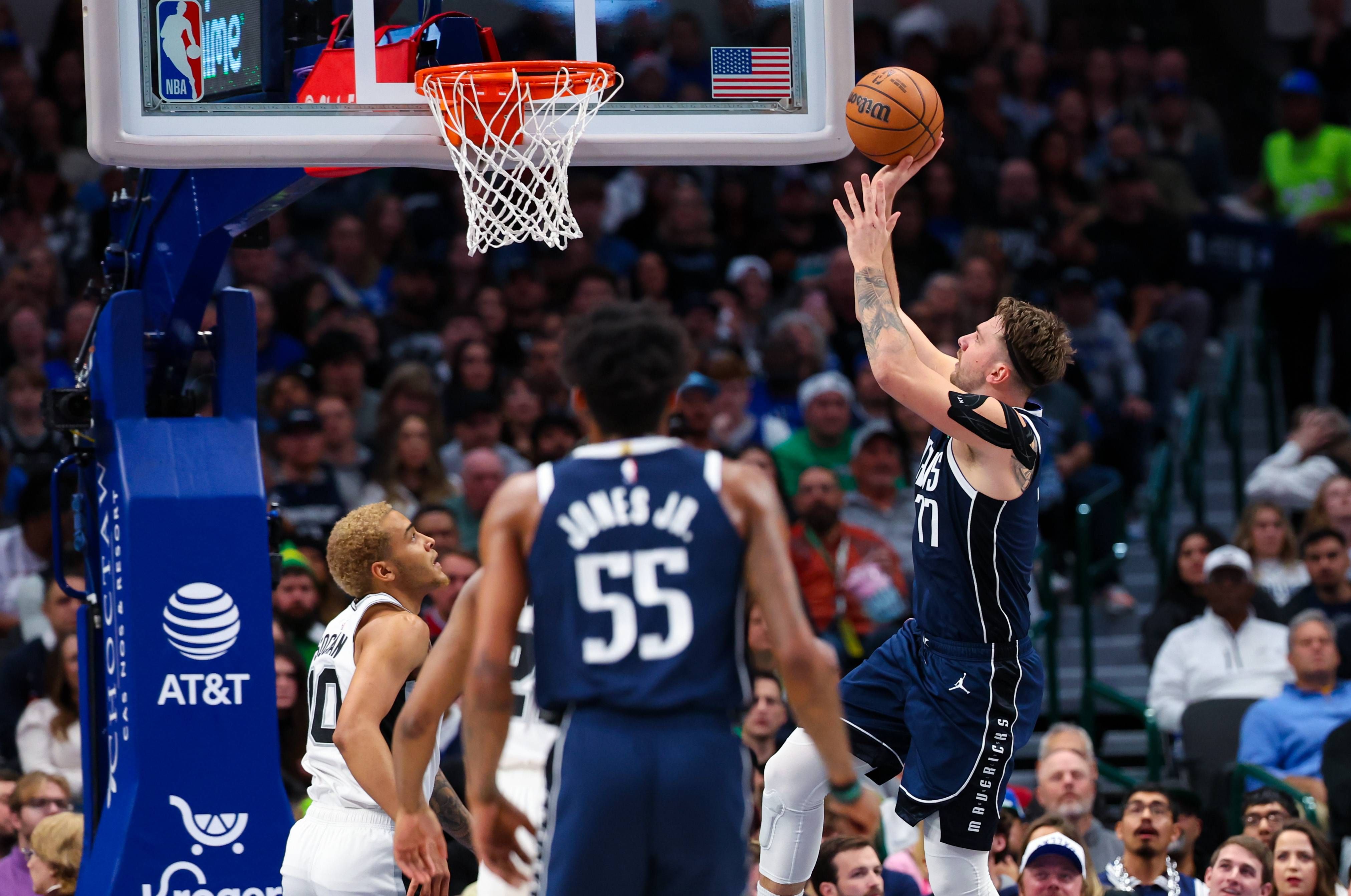 Luka Doncic firmó un nuevo triple-doble ante los Spurs (Cordon Press)