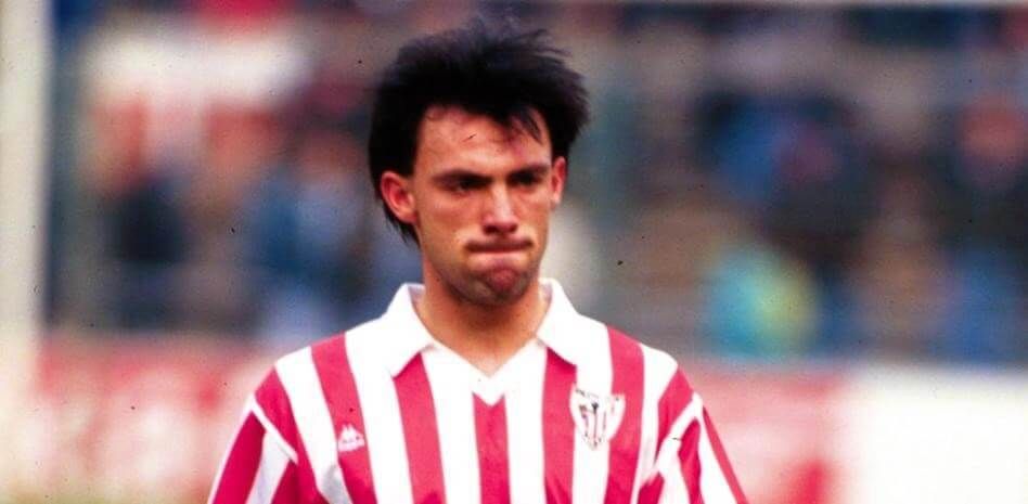  El delantero baracaldés del Athletic Club Javi Luke jugó 101 partidos como león en su etapa en el primer equipo bilbaíno.