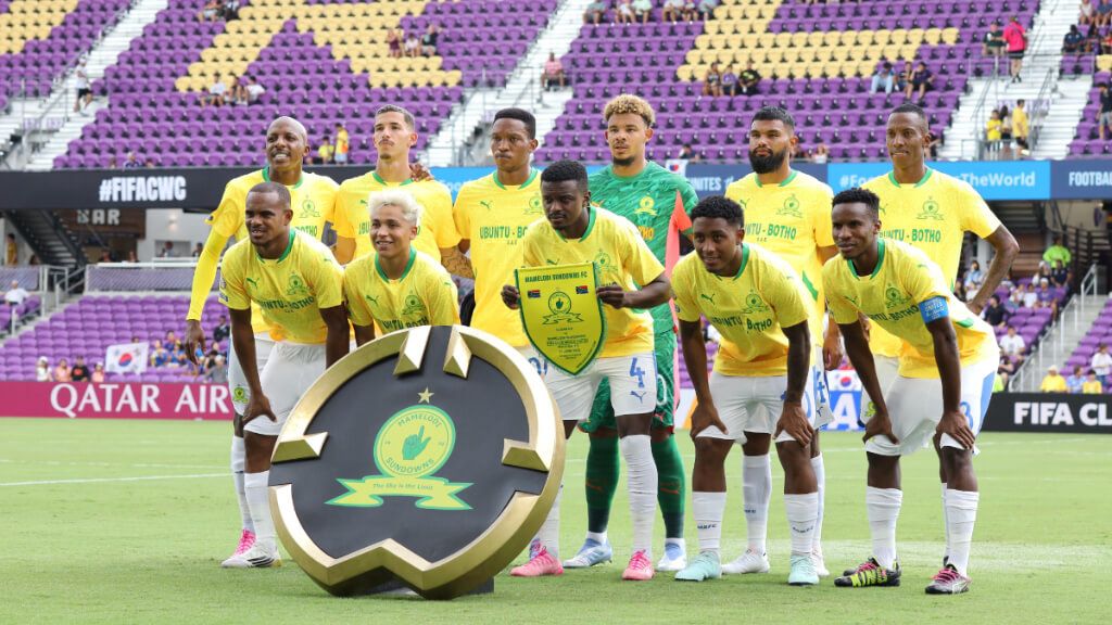 El equipo de Mamelodi ante Ulsan HD (Fuente: redes sociales)