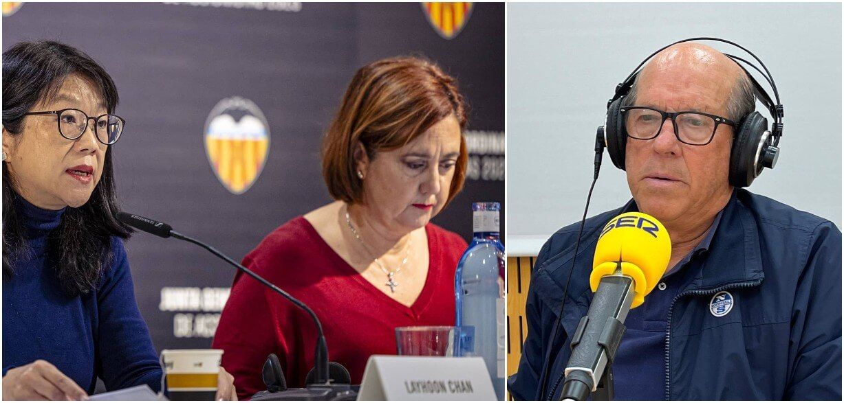  Manuel Llorente critica la política económica del Valencia CF que llevan a cabo Layhoon Chan e Inma Ibáñez