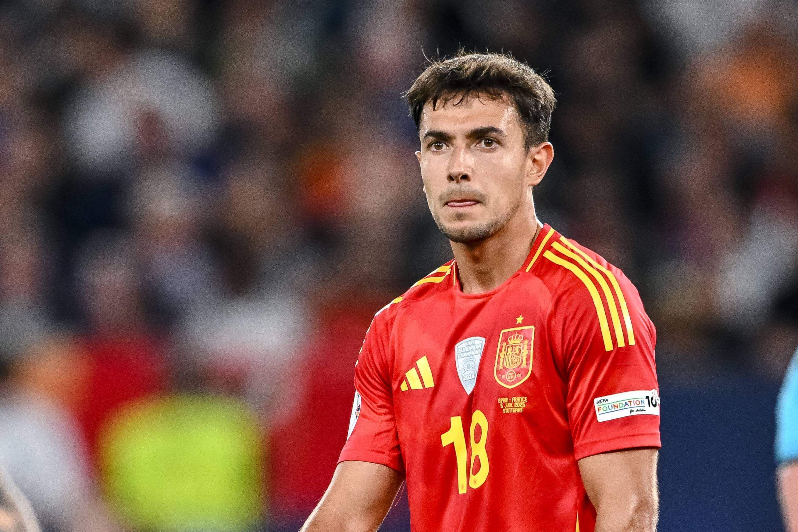  Martín Zubimendi, durante el España-Francia.