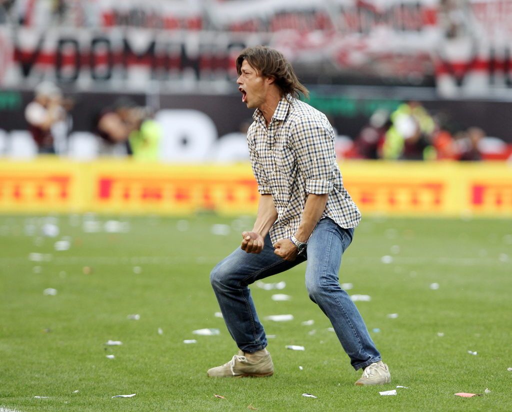 Matías Almeyda, en su etapa en River Plate.